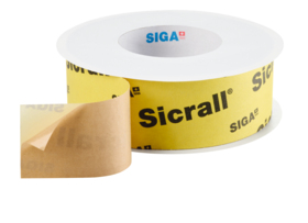 SIGA - Dampspærretape Sicrall 60 gul, 60 mm x 40 m