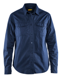 Blåkläder - Arbejdsskjorte Dame 3208 marineblå