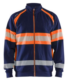 Blåkläder - Sweatshirt Hi-vis 3551 Marineblå/Orange