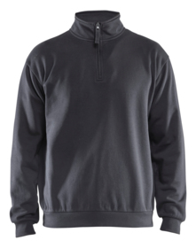 Blåkläder - Sweatshirt 3587 Half zip Mellemgrå