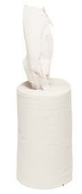 Abena - Håndklæderulle 1-lags Hvid 120 meter à 12 ruller