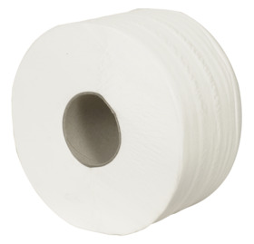 Abena - Toiletpapir Jumbo Excellent 2-lags Hvid 170m á 12 ruller