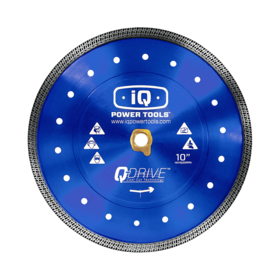 IQ-Powertools - Diamantklinge Q-Drive blød 10"/254mm