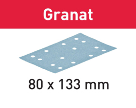 Festool - Slibepapir Granat 80 x 133mm, K100, á 100 stk