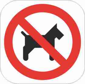  - Pictogram hunde forbudt