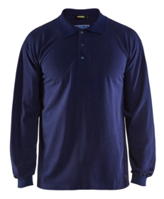 Blåkläder - Poloshirt L/Æ 3374 Marineblå