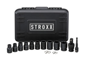 STROXX - Slagtoppesæt 1/2"  - 14 dele