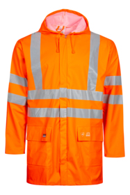 Lyngsøe Rainwear - Regnjakke LR55 PU Hi-vis Orange