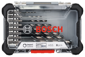 Bosch - Metalborsæt HSS IMPACT 2-10mm á 8 stk