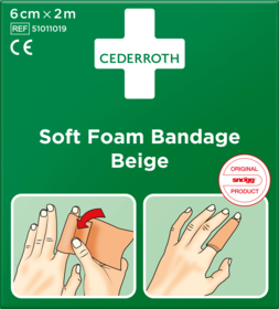 Cederroth - Softfoam bandage Beige 6cm x20m