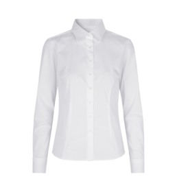 Seven Seas - Skjorte Dame L/S Poplin SS710 Mod. Fit Hvid