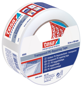 Tesa - Byggetape 4668 PE UV 33mx55mm klar