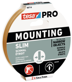 Tesa - Monteringstape PRO 66714 2x 5mx9mm