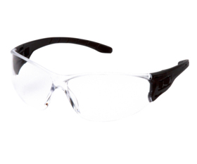 Pyramex - Sikkerhedsbrille Trulock, sort stel, Klar