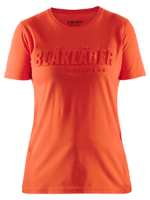 Blåkläder - T-shirt 3431 Dame Orangerød
