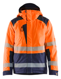 Blåkläder - Vinterjakke 4455 Hi-vis Orange/Marineblå