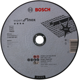 Bosch - Skæreskive lige t/stål+RS+alu Ø230X1,9mm