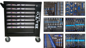 Bato Basic - Værktøjsvogn m/værktøj, 270 dele