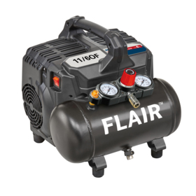 FLAIR - Kompressor 11/60F, 1,0 HK, 8 bar, 6 L, oliefri