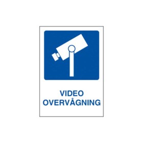 OS - Skilt Videoovervågning