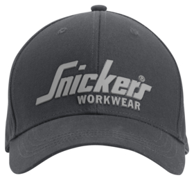 Snickers - Cap m/logo 9041 Koksgrå/sort