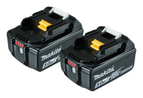 Makita - Batteripakke BL1850B 5,0AH á 2 stk