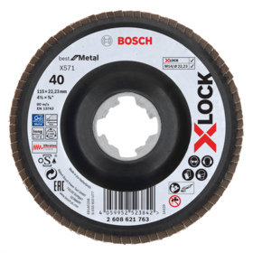 Bosch - Slibeskive X-LOCK SKRÅ BFM 115mm