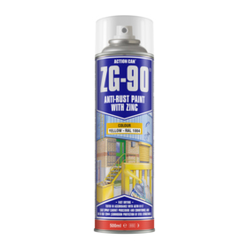 ACTION CAN - Maling ANTI-RUST m/zink Yellow 500 ml