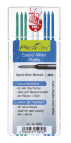 Pica - Refill for Dry muresæt 3 x blå, 2 x hvid, 3 x grøn