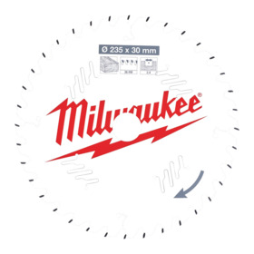 Milwaukee - Rundsavklinge Ø235x30x2,4mm Z36 Træ