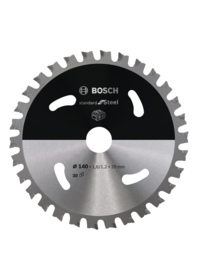 Bosch - Rundsavklinge ACCU STD 140X20mm Z30 Stål