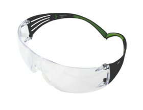 3M - Sikkerhedsbrille SecureFit 400 Sort stel, Klar