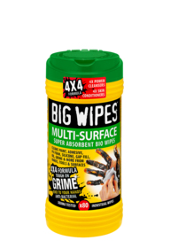 Big Wipes - Renseservietter, Multi-Surface 80, Biologisk nedbrydelige