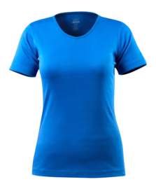 Mascot - T-shirt V-hals Dame Nice Azurblå 