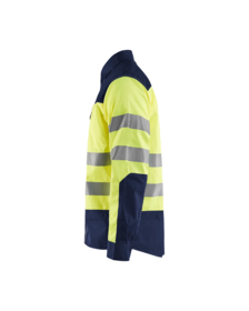 Blåkläder - Arbejdsskjorte Hi-vis 3255 gul/marineblå