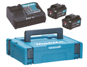 Makita - Batteripakke 2XBL1040B+DC10SB