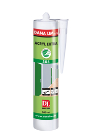 Dana Lim - Acrylfugemasse extra 505, hvid, 290ml
