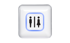 BEA - Dæksel "Toilet" t/Magic Switch Chroma udenpålig