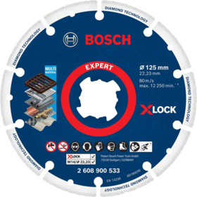 Bosch - Diamantskive til metal xlock 125mm