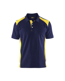 Blåkläder - Poloshirt 3324 marineblå/gul