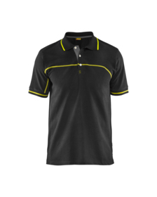 Blåkläder - Poloshirt 3389 sort/gul
