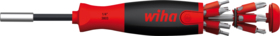Wiha - Skruetrækker LiftUp25 Magnetisk m/bitsmagasin, 12 dele