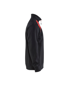 Blåkläder - Sweatshirt 3353 sort/rød
