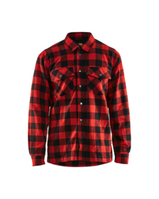 Blåkläder - Skovmandsskjorte 3225 rød/sort