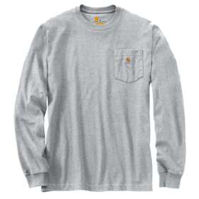 Carhartt - T-shirt L/Æ K126 Lys grå
