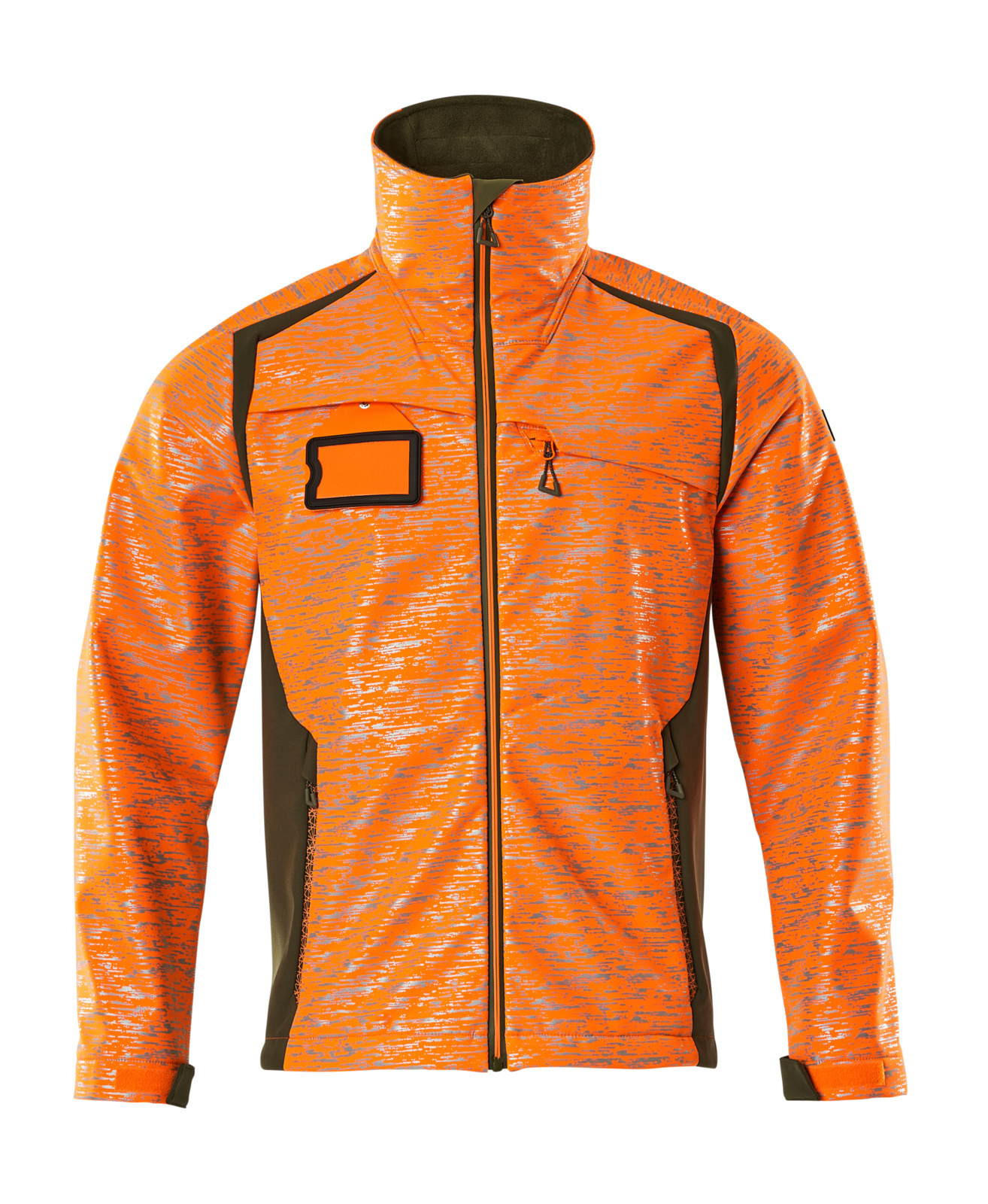 Mascot Softshell jakke Hi-vis 19202 orange/mosgrøn, str. XL | Carl Ras