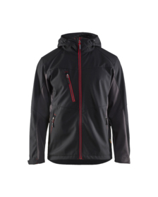 Blåkläder - Softshell jakke 4753 sort/rød