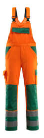 Mascot - Overall Hi-vis 07169 orange/grøn