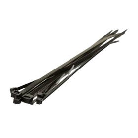 Flowconcept - Kabelbinder 9,0 mm x 1220 mm sort, 100 stk "strips"
