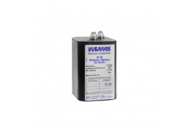 Wemas - Blokbatteri 6V - 50 Ah med fjeder